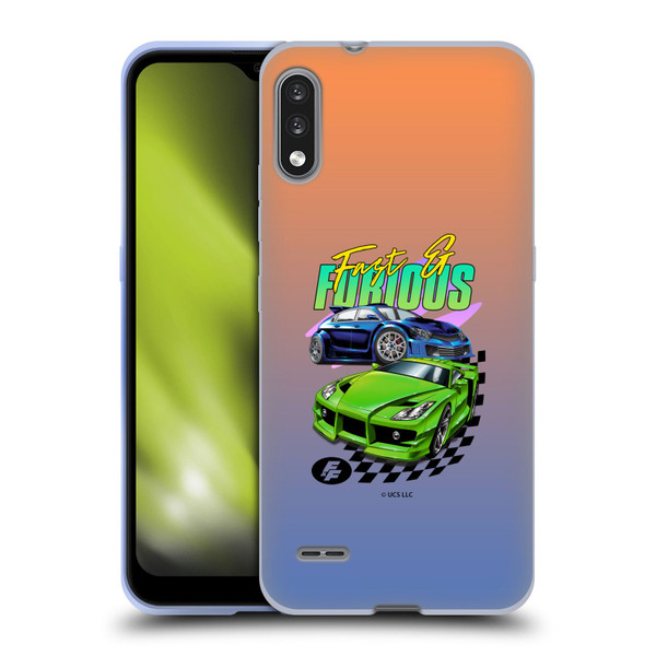 Fast & Furious Franchise Fast Fashion Cars Soft Gel Case for LG K22