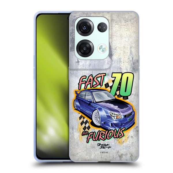 Fast & Furious Franchise Fast Fashion Grunge Retro Soft Gel Case for OPPO Reno8 Pro