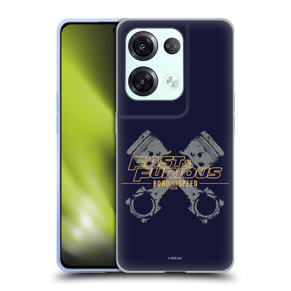 Fast & Furious Franchise Graphics Piston Soft Gel Case for OPPO Reno8 Pro