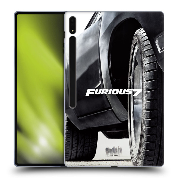 Fast & Furious Franchise Key Art Furious Tire Soft Gel Case for Samsung Galaxy Tab S8 Ultra