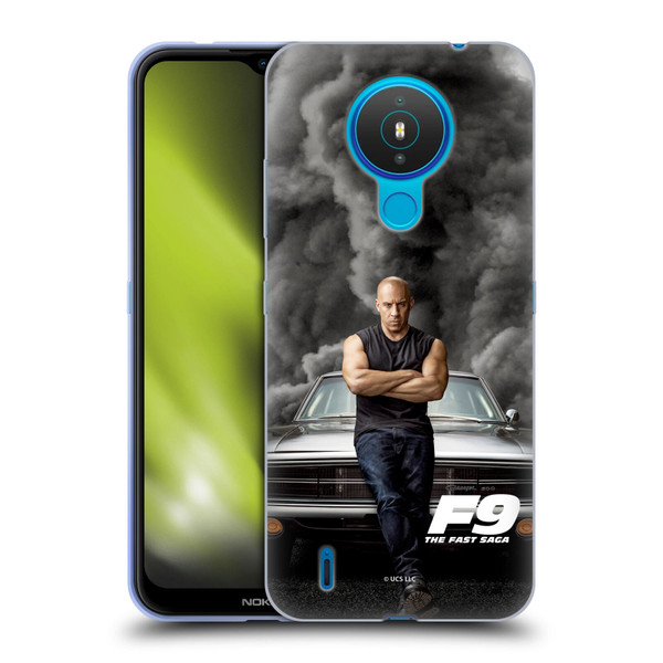 Fast & Furious Franchise Key Art F9 The Fast Saga Dom Soft Gel Case for Nokia 1.4