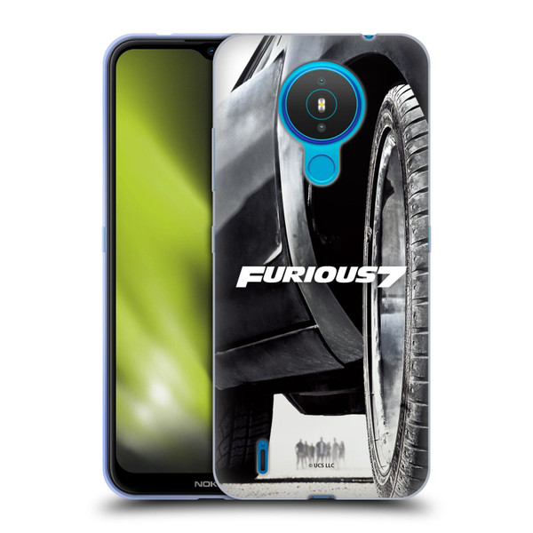 Fast & Furious Franchise Key Art Furious Tire Soft Gel Case for Nokia 1.4