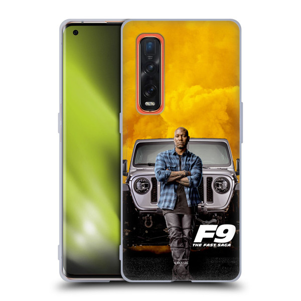 Fast & Furious Franchise Key Art F9 The Fast Saga Roman Soft Gel Case for OPPO Find X2 Pro 5G