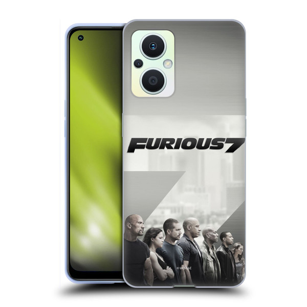 Fast & Furious Franchise Key Art Furious 7 Soft Gel Case for OPPO Reno8 Lite