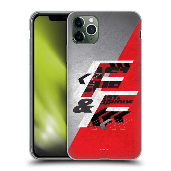 Fast & Furious Franchise Logo Art F&F Red Soft Gel Case for Apple iPhone 11 Pro Max