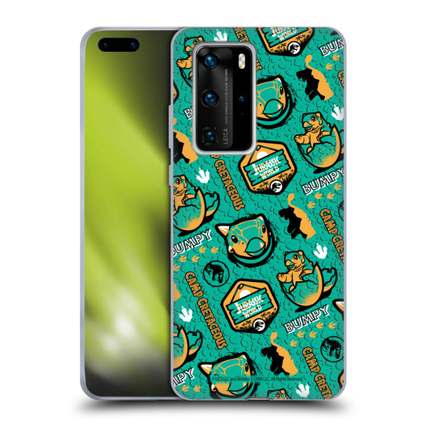 Jurassic World: Camp Cretaceous Character Art Pattern Bumpy Soft Gel Case for Huawei P40 Pro / P40 Pro Plus 5G