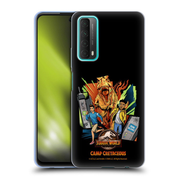 Jurassic World: Camp Cretaceous Character Art Signal Soft Gel Case for Huawei P Smart (2021)