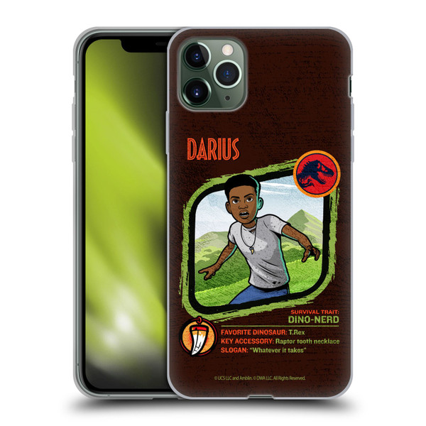 Jurassic World: Camp Cretaceous Character Art Darius Soft Gel Case for Apple iPhone 11 Pro Max