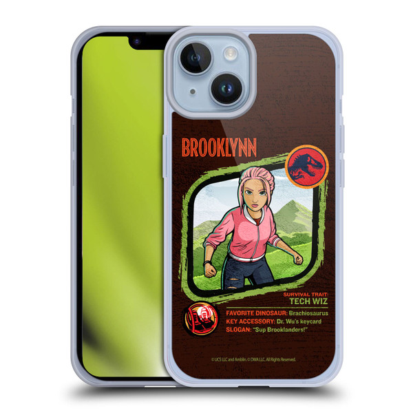 Jurassic World: Camp Cretaceous Character Art Brooklynn Soft Gel Case for Apple iPhone 14