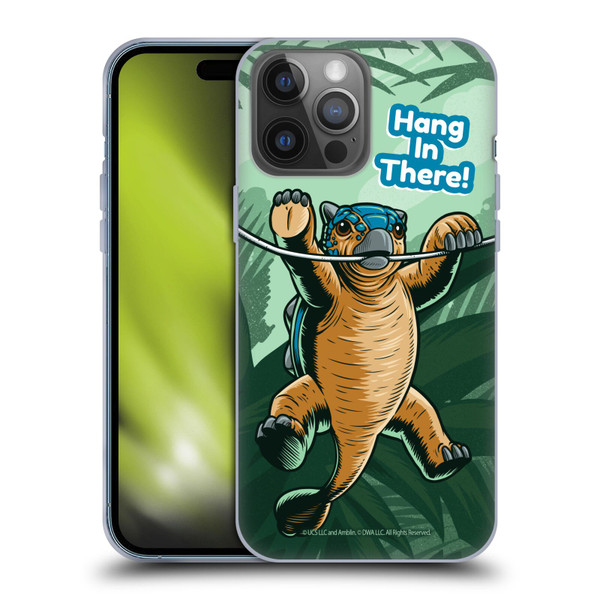 Jurassic World: Camp Cretaceous Character Art Hang In There Soft Gel Case for Apple iPhone 14 Pro Max