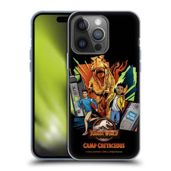 Jurassic World: Camp Cretaceous Character Art Signal Soft Gel Case for Apple iPhone 14 Pro
