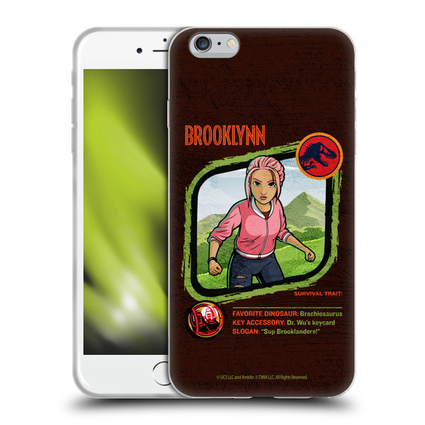 Jurassic World: Camp Cretaceous Character Art Brooklynn Soft Gel Case for Apple iPhone 6 Plus / iPhone 6s Plus