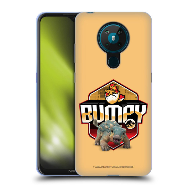 Jurassic World: Camp Cretaceous Character Art Bumpy Soft Gel Case for Nokia 5.3