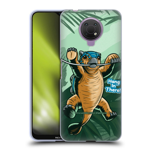 Jurassic World: Camp Cretaceous Character Art Hang In There Soft Gel Case for Nokia G10