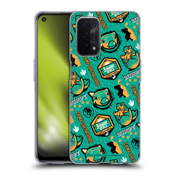 Jurassic World: Camp Cretaceous Character Art Pattern Bumpy Soft Gel Case for OPPO A54 5G