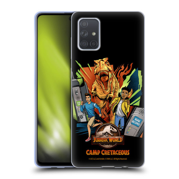 Jurassic World: Camp Cretaceous Character Art Signal Soft Gel Case for Samsung Galaxy A71 (2019)
