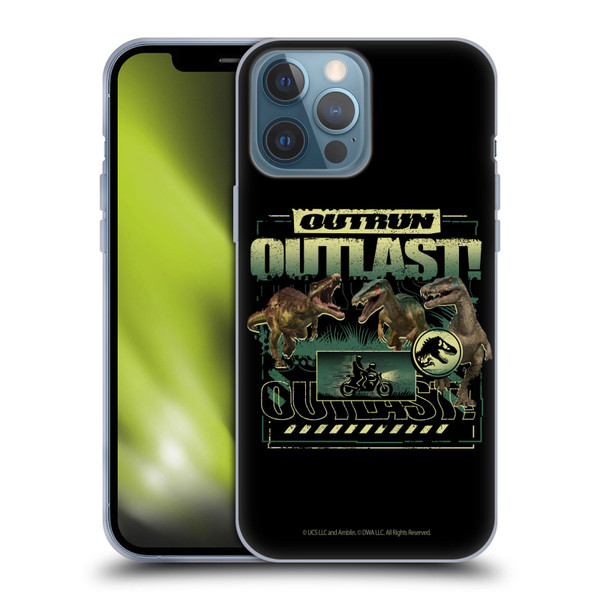Jurassic World: Camp Cretaceous Dinosaur Graphics Outlast Soft Gel Case for Apple iPhone 13 Pro Max