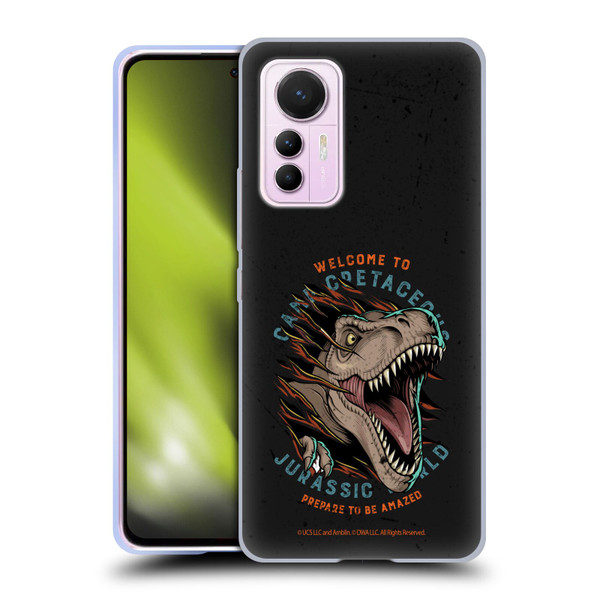 Jurassic World: Camp Cretaceous Dinosaur Graphics Welcome Soft Gel Case for Xiaomi 12 Lite