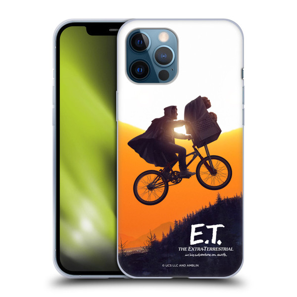 E.T. Graphics Riding Bike Sunset Soft Gel Case for Apple iPhone 12 Pro Max