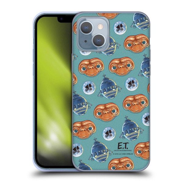 E.T. Graphics Pattern Soft Gel Case for Apple iPhone 14