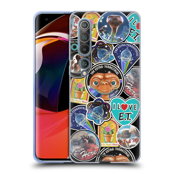 E.T. Graphics Sticker Prints Soft Gel Case for Xiaomi Mi 10 5G / Mi 10 Pro 5G