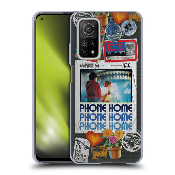 E.T. Graphics Phone Home Collage Soft Gel Case for Xiaomi Mi 10T 5G