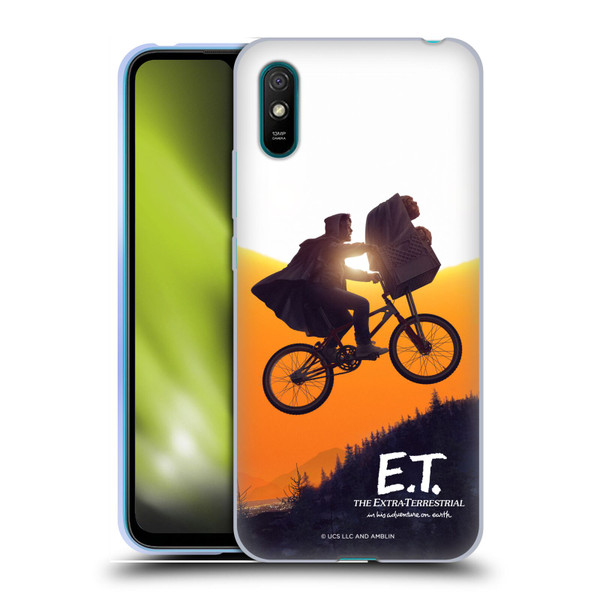 E.T. Graphics Riding Bike Sunset Soft Gel Case for Xiaomi Redmi 9A / Redmi 9AT