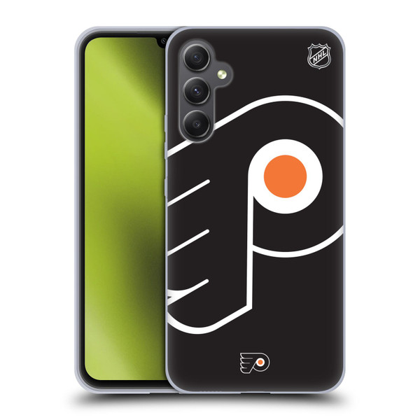 NHL Philadelphia Flyers Oversized Soft Gel Case for Samsung Galaxy A34 5G
