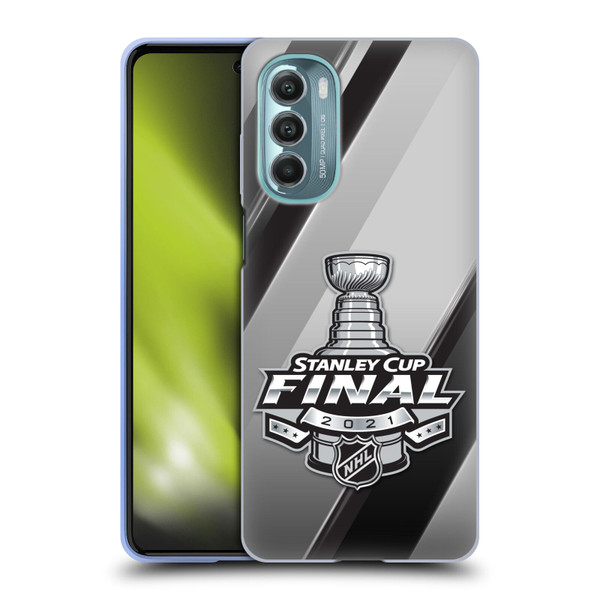 NHL 2021 Stanley Cup Final Stripes 2 Soft Gel Case for Motorola Moto G Stylus 5G (2022)