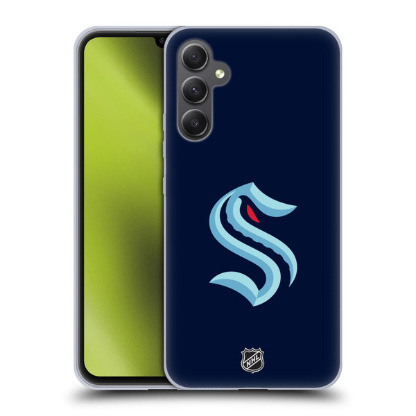 NHL Seattle Kraken Plain Soft Gel Case for Samsung Galaxy A34 5G