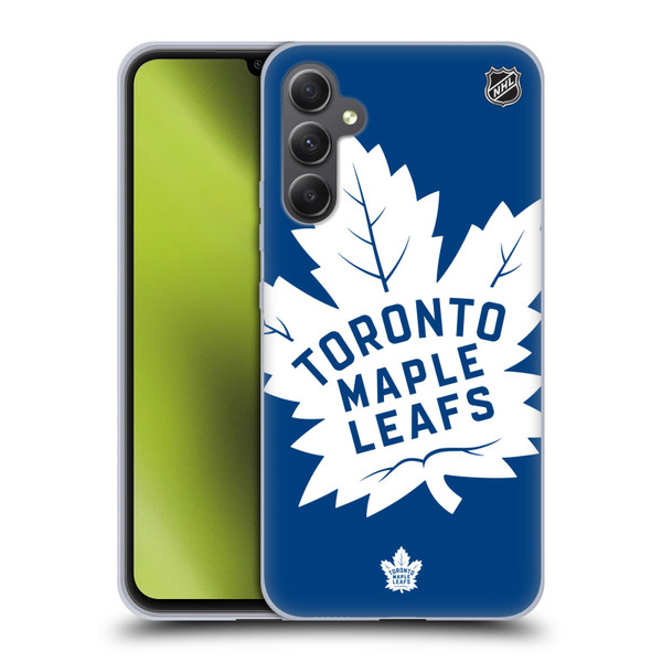 NHL Toronto Maple Leafs Oversized Soft Gel Case for Samsung Galaxy A34 5G