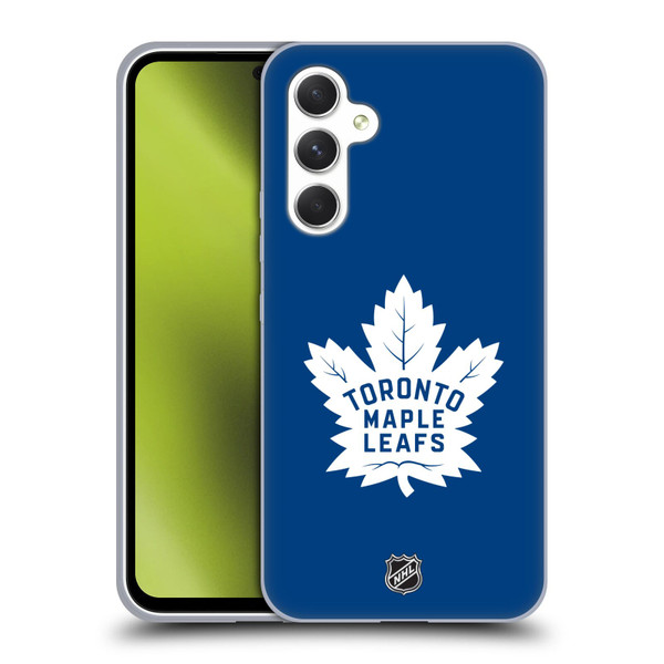 NHL Toronto Maple Leafs Plain Soft Gel Case for Samsung Galaxy A54 5G