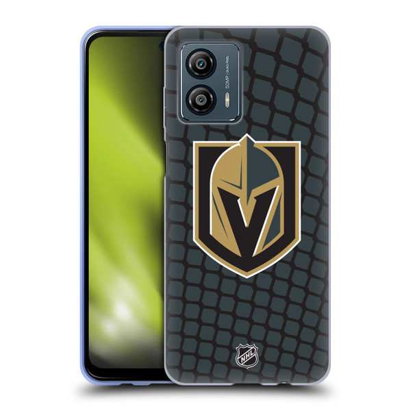 NHL Vegas Golden Knights Net Pattern Soft Gel Case for Motorola Moto G53 5G