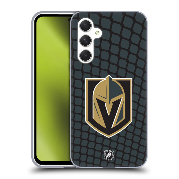 NHL Vegas Golden Knights Net Pattern Soft Gel Case for Samsung Galaxy A54 5G