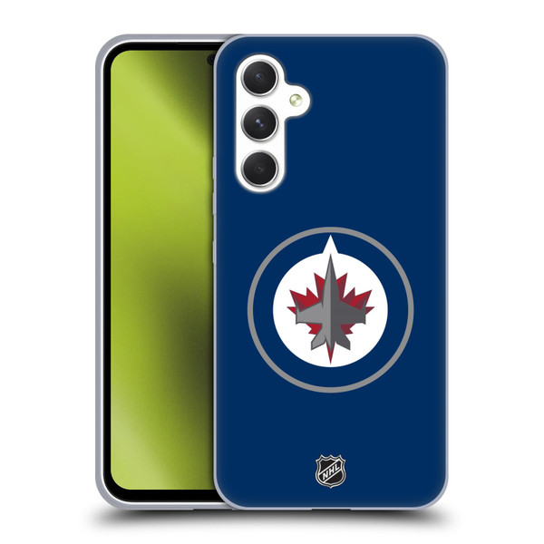 NHL Winnipeg Jets Plain Soft Gel Case for Samsung Galaxy A54 5G