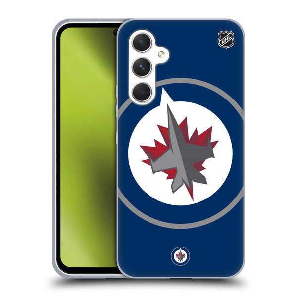 NHL Winnipeg Jets Oversized Soft Gel Case for Samsung Galaxy A54 5G