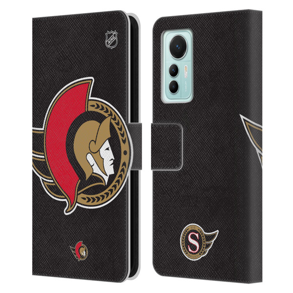 NHL Ottawa Senators Oversized Leather Book Wallet Case Cover For Xiaomi 12 Lite