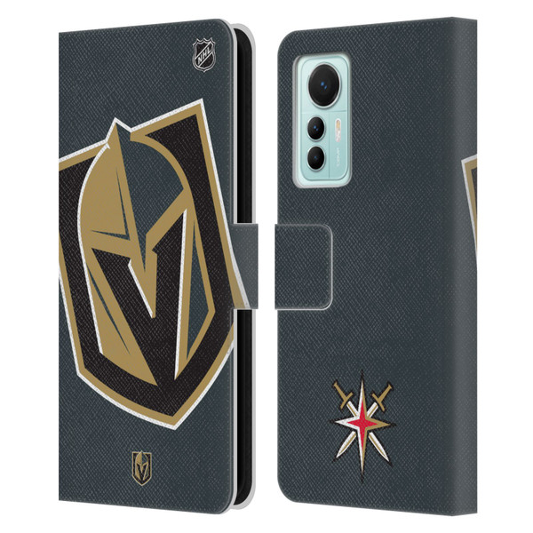 NHL Vegas Golden Knights Oversized Leather Book Wallet Case Cover For Xiaomi 12 Lite