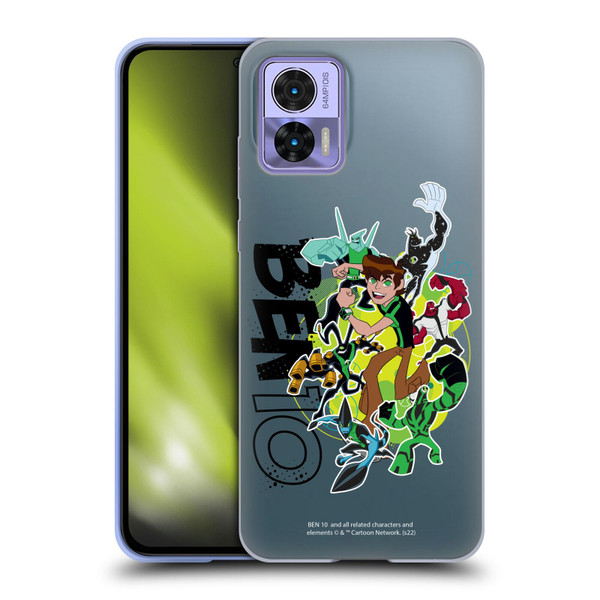 Ben 10: Omniverse Graphics Character Art Soft Gel Case for Motorola Edge 30 Neo 5G