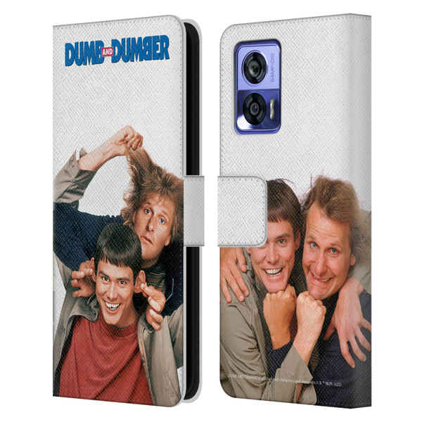 Dumb And Dumber Key Art Characters 1 Leather Book Wallet Case Cover For Motorola Edge 30 Neo 5G