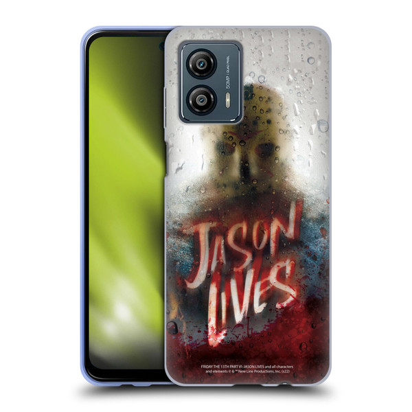 Friday the 13th Part VI Jason Lives Key Art Poster 2 Soft Gel Case for Motorola Moto G53 5G