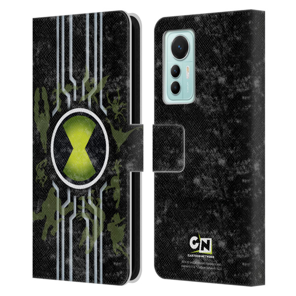 Ben 10: Alien Force Graphics Omnitrix Leather Book Wallet Case Cover For Xiaomi 12 Lite