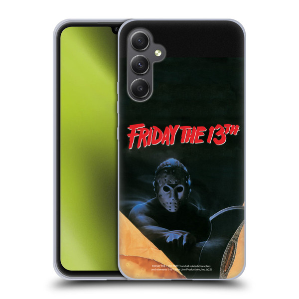 Friday the 13th Part III Key Art Poster 2 Soft Gel Case for Samsung Galaxy A34 5G