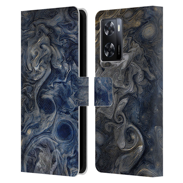 Cosmo18 Space 2 Blues Leather Book Wallet Case Cover For OPPO A57s