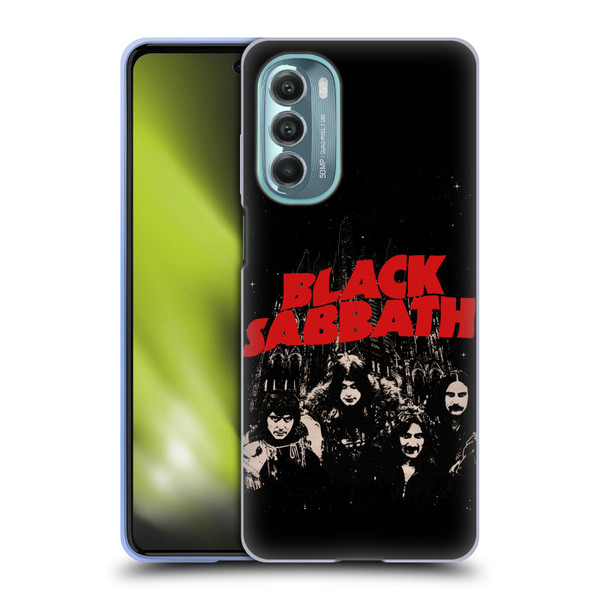Black Sabbath Key Art Red Logo Soft Gel Case for Motorola Moto G Stylus 5G (2022)