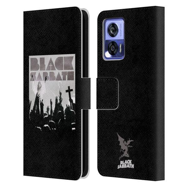 Black Sabbath Key Art Victory Leather Book Wallet Case Cover For Motorola Edge 30 Neo 5G