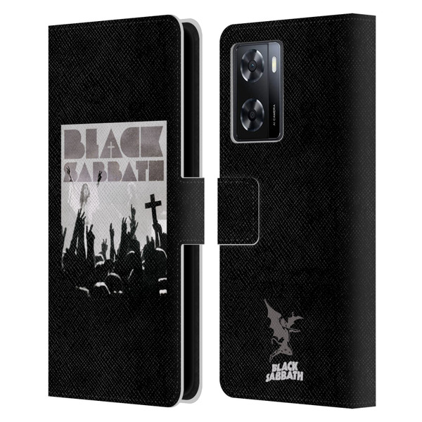 Black Sabbath Key Art Victory Leather Book Wallet Case Cover For OPPO A57s