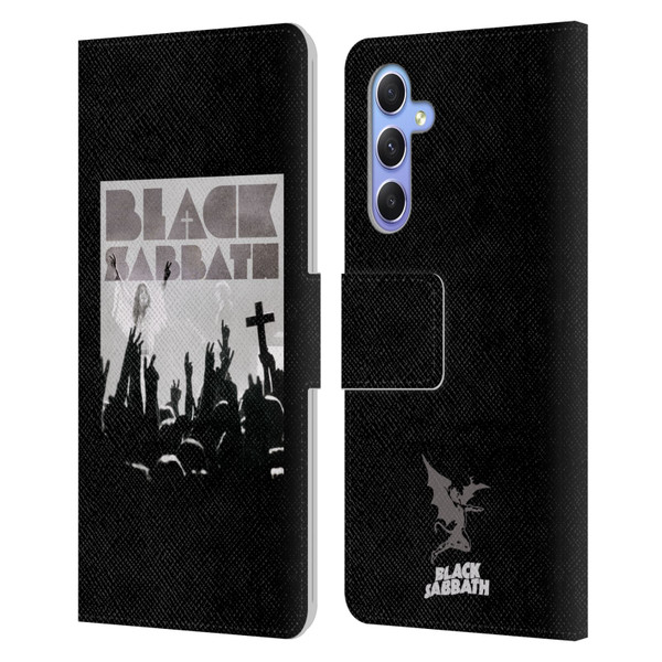 Black Sabbath Key Art Victory Leather Book Wallet Case Cover For Samsung Galaxy A34 5G