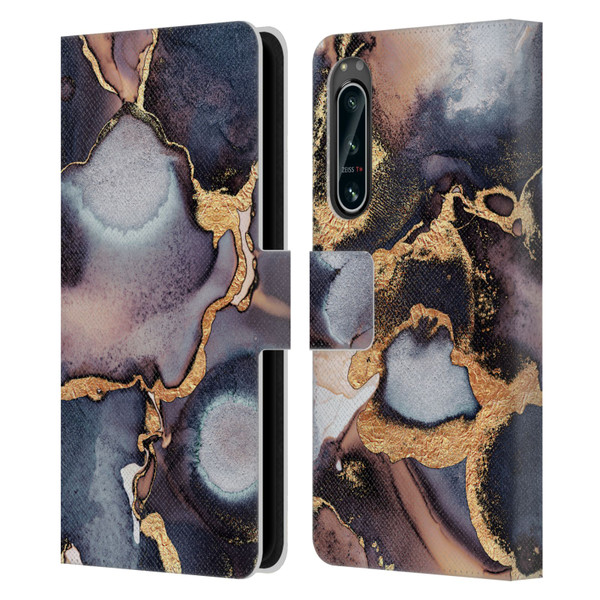 Elisabeth Fredriksson Sparkles Dreamy Ink Leather Book Wallet Case Cover For Sony Xperia 5 IV