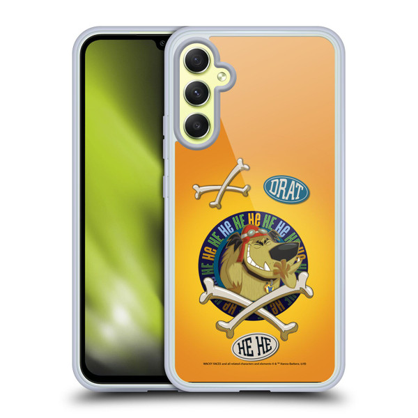 Wacky Races 2016 Graphics Muttley Soft Gel Case for Samsung Galaxy A34 5G